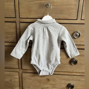 Jacadi Gray Long Sleeve Bodysuit 12M - Must have for winter!